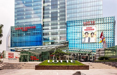 Showroom yen sao ha noi gan lotte department store
